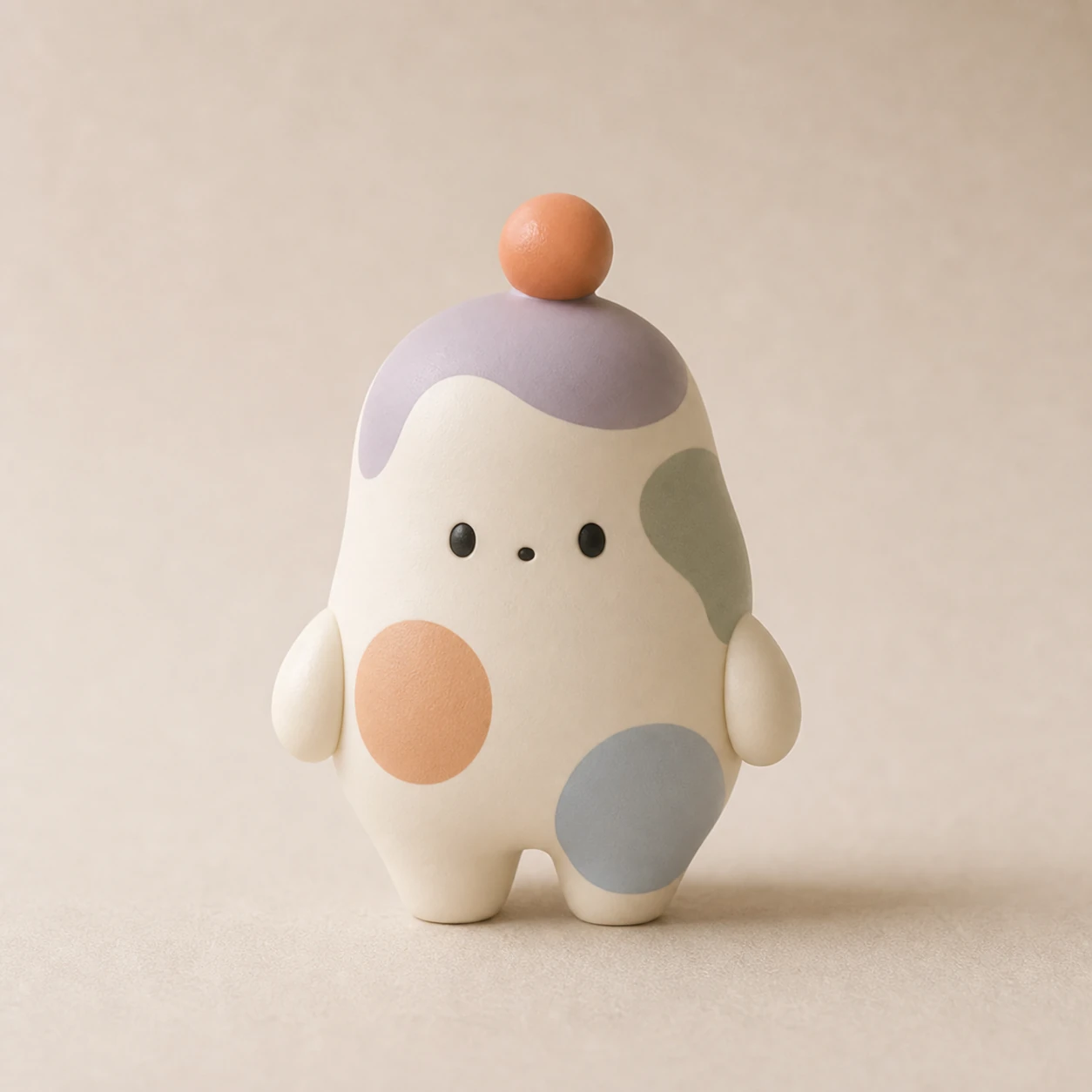 Realistic studio product card for Moko Luma Figure, a fictional collectibles item.